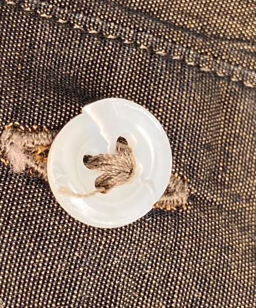 giannetto（ジャンネット）giannetto (ジャンネット) ホリゾンタルカラーシャツ ブラウン サイズ:41の古着・服飾アイテム