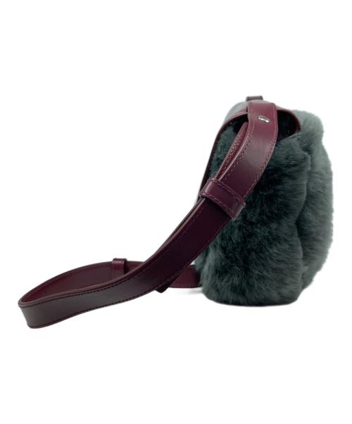 JIL SANDER NAVY（ジルサンダー ネイビー）JIL SANDER NAVY (ジルサンダー ネイビー) エコファーショルダーバッグ レッドの古着・服飾アイテム