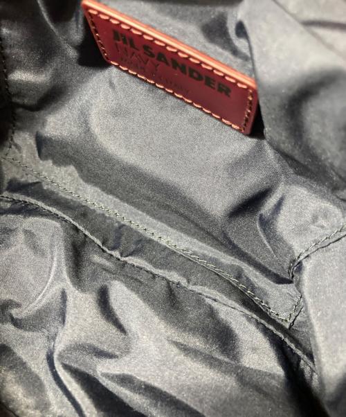 JIL SANDER NAVY（ジルサンダー ネイビー）JIL SANDER NAVY (ジルサンダー ネイビー) エコファーショルダーバッグ レッドの古着・服飾アイテム