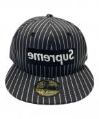 SUPREME×COMME des GARCONS SHIRTシュプリーム×コムデギャルソンシャツ）の古着「Box Logo New Era Cap/ボックス ロゴ ニュー エラ キャップ」｜ブラック