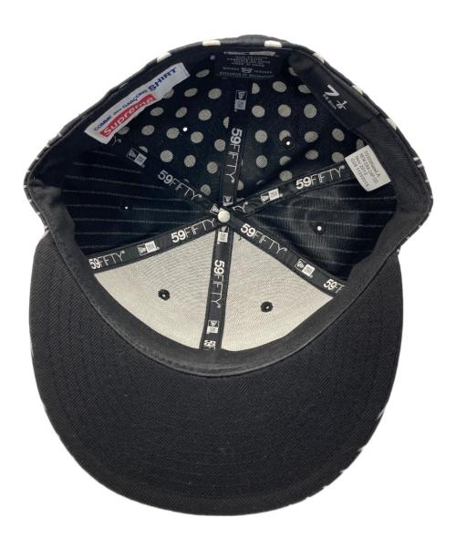 SUPREME（シュプリーム）Supreme (シュプリーム) COMME des GARCONS SHIRT (コムデギャルソンシャツ) Box Logo New Era Cap/ボックス ロゴ ニュー エラ キャップ ブラックの古着・服飾アイテム