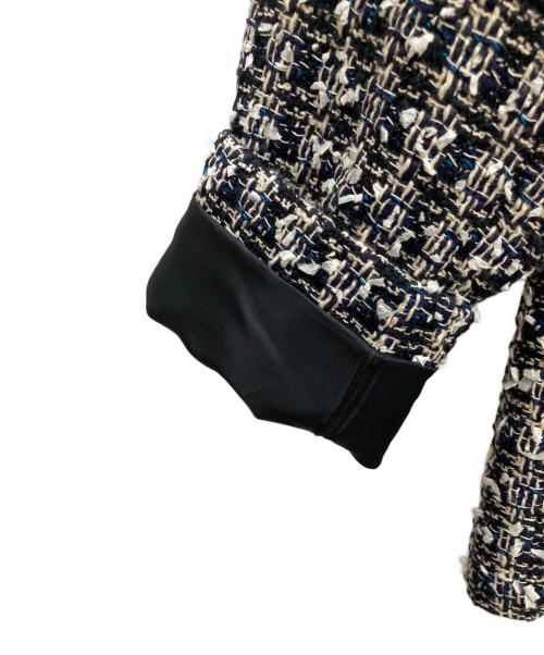 MACKINTOSH PHILOSOPHY（マッキントッシュ フィロソフィー）MACKINTOSH PHILOSOPHY (マッキントッシュ フィロソフィー) ツイードジャケット ブラック×ホワイト サイズ:38の古着・服飾アイテム