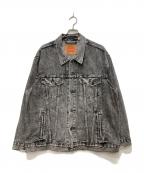 LEVI'Sリーバイス）の古着「RELAXED FIT DENIM TRACKER JACKET/リラックスド フィット デニム トラッカー ジャケット」｜ブラック