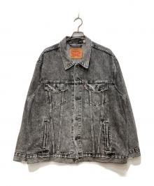 LEVI'S（リーバイス）の古着「RELAXED FIT DENIM TRACKER JACKET/リラックスド フィット デニム トラッカー ジャケット」｜ブラック