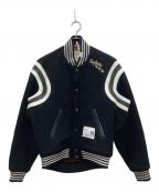 Maison MIHARA YASUHIRO×BEDWIN &THE HEARTBREAKERSメゾン ミハラ ヤスヒロ×ベドウィンアンドザ ハートブレイカーズ）の古着「Stadium Jacket/スタジアム ジャケット」｜ブラック