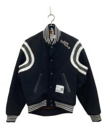 Maison MIHARA YASUHIRO×BEDWIN &THE HEARTBREAKERS（メゾン ミハラ ヤスヒロ×ベドウィンアンドザ ハートブレイカーズ）の古着「Stadium Jacket/スタジアム ジャケット」｜ブラック