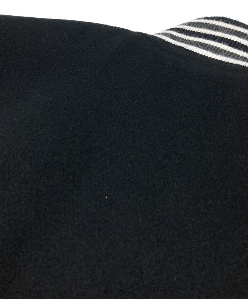 Maison MIHARA YASUHIRO（メゾン ミハラ ヤスヒロ）Maison MIHARA YASUHIRO BEDWIN &THE HEARTBREAKERS (ベドウィンアンドザ ハートブレイカーズ) Stadium Jacket/スタジアム ジャケット ブラック サイズ:44の古着・服飾アイテム