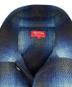 中古・古着 Supreme (シュプリーム) Shadow Plaid Fleece Shirt/シャドウ プレイド フリース シャツ ブルー サイズ:Ｌ：20000円