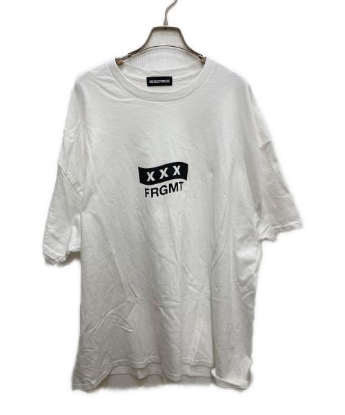 GOD SELECTION XXX（ゴッド セレクション トリプルエックス）GOD SELECTION XXX (ゴッド セレクション トリプルエックス) FRAGMENTS (フラグメント) 半袖Tシャツ ホワイト サイズ:XXLの古着・服飾アイテム