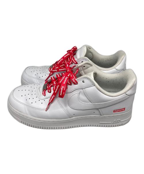 NIKE（ナイキ）NIKE (ナイキ) SUPREME (シュプリーム) AIR FORCE1 LOW ホワイト サイズ:27.5cm/US9.5/UK8.5/EUR43の古着・服飾アイテム