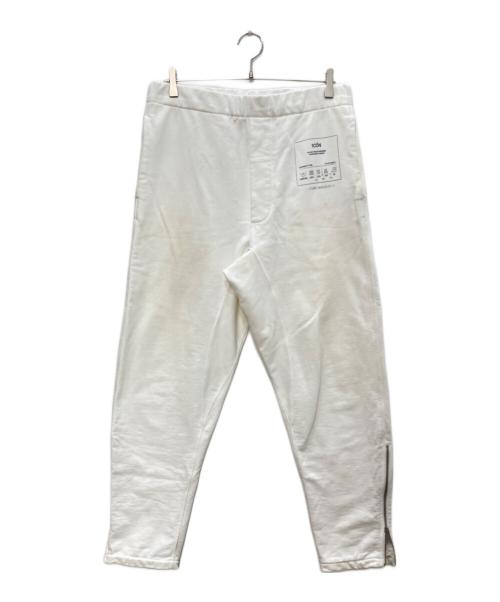 Maison Margiela（メゾンマルジェラ）Maison Margiela (メゾンマルジェラ) 1CON SWEAT PANTS/1コン スウェット パンツ ホワイト サイズ:44の古着・服飾アイテム