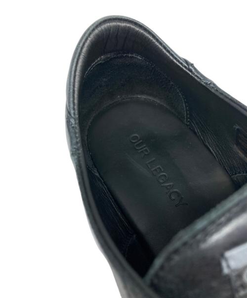 OUR LEGACY（アワーレガシー）OUR LEGACY (アワーレガシー) SNEAK IN - Sombre Satin Bovine シューズ/スニーク イン ブラック サイズ:40の古着・服飾アイテム