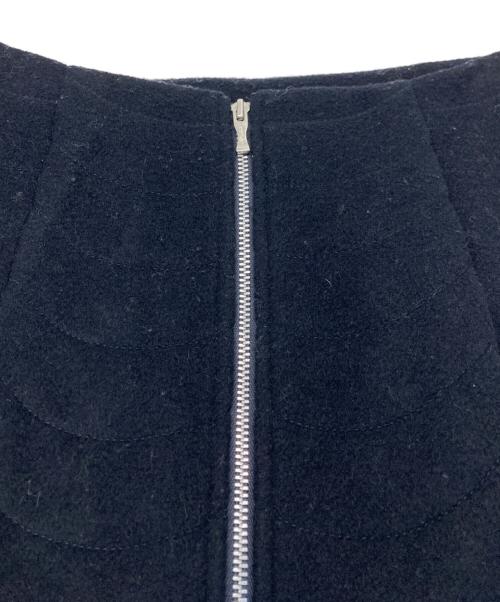 CELFORD（セルフォード）CELFORD (セルフォード) キルティングウール台形スカート ネイビー サイズ:36の古着・服飾アイテム