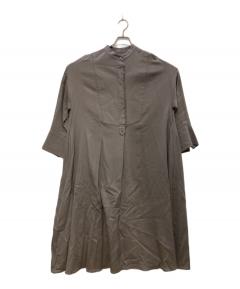 中古・古着通販】ebure (エブール) ウールワンピース ブラウン サイズ