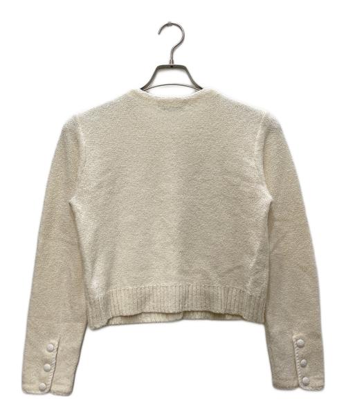 ANAYI（アナイ）ANAYI (アナイ) メランジブークレカーディガン アイボリー サイズ:38の古着・服飾アイテム