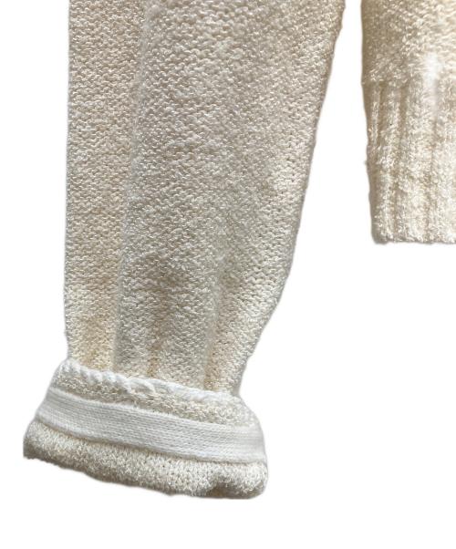 ANAYI（アナイ）ANAYI (アナイ) メランジブークレカーディガン アイボリー サイズ:38の古着・服飾アイテム