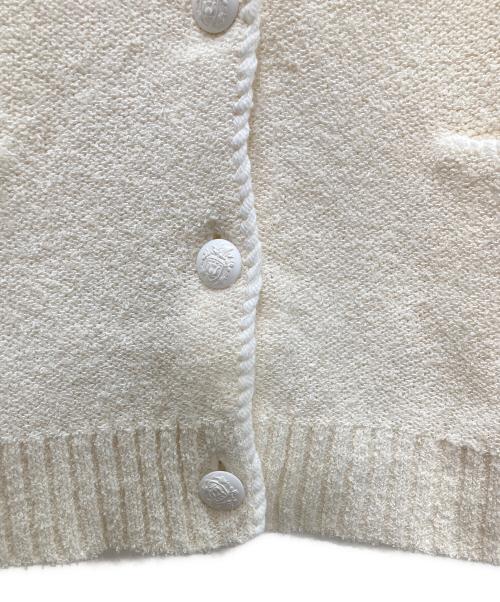 ANAYI（アナイ）ANAYI (アナイ) メランジブークレカーディガン アイボリー サイズ:38の古着・服飾アイテム