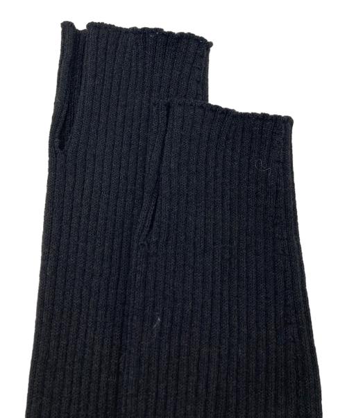 IENA（イエナ）IENA (イエナ) ホールリブ ギャザーワンピース ブラック サイズ:freeの古着・服飾アイテム