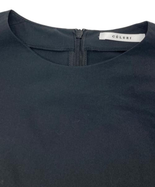 CELERI（セルリ）CELERI (セルリ) パフスリーブブラウス ブラック サイズ:freeの古着・服飾アイテム