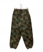 KEBOZケボズ）の古着「カモフラスウェットパンツ」｜カーキ