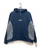 KEBOZケボズ）の古着「ハーフジップスウェット」｜ネイビー