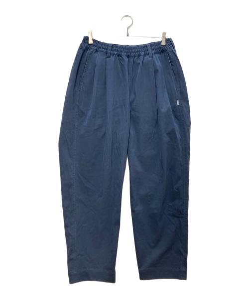 KEBOZ（ケボズ）KEBOZ (ケボズ) タックパンツ ブルー サイズ:Ｌの古着・服飾アイテム