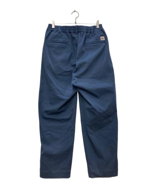 KEBOZ（ケボズ）KEBOZ (ケボズ) タックパンツ ブルー サイズ:Ｌの古着・服飾アイテム