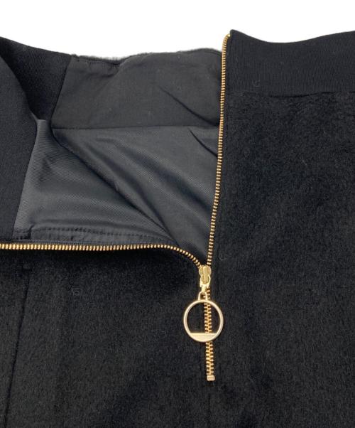 Snidel（スナイデル）Snidel (スナイデル) ウエストリブプリーツミニスカート ブラックの古着・服飾アイテム