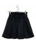 Snidel（スナイデル）の古着「ウエストリブプリーツミニスカート」｜ブラック