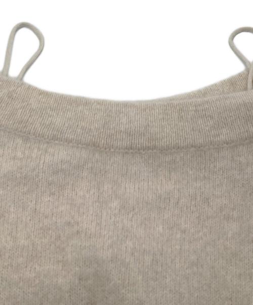 Snidel（スナイデル）Snidel (スナイデル) フォックスカシミヤキャミオフプルオーバー ベージュ サイズ:freeの古着・服飾アイテム