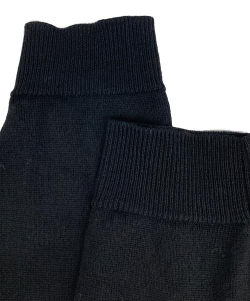 LOEWE（ロエベ）LOEWE (ロエベ) アナグラム刺繍ウールカーディガン ブラック サイズ:Ｍの古着・服飾アイテム