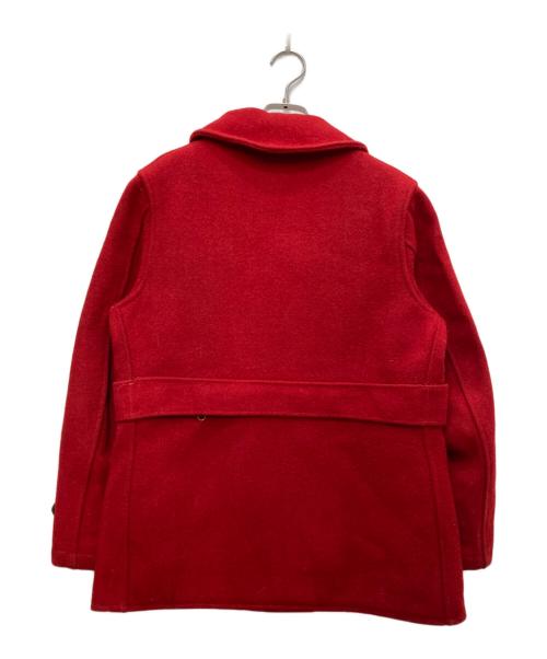 SOO WOOLEN MILLS（スー ウーレン ミルズ）SOO WOOLEN MILLS (スー ウーレン ミルズ) Pコート レッド サイズ:不明の古着・服飾アイテム