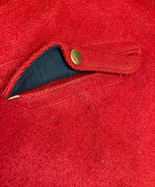 SOO WOOLEN MILLS（スー ウーレン ミルズ）SOO WOOLEN MILLS (スー ウーレン ミルズ) Pコート レッド サイズ:不明の古着・服飾アイテム