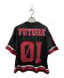 FIRST ROW (ファーストロウ) Bright Future Patch Football Jersey/フットボールシャツ ブラック サイズ:M：6000円