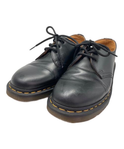 Dr.Martens（ドクターマーチン）Dr.Martens (ドクターマーチン) 3ホールレザーシューズ ブラック サイズ:UK7の古着・服飾アイテム