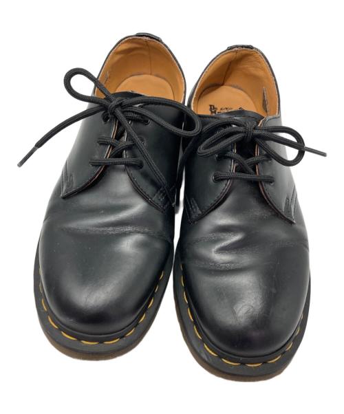 Dr.Martens（ドクターマーチン）Dr.Martens (ドクターマーチン) 3ホールレザーシューズ ブラック サイズ:UK7の古着・服飾アイテム