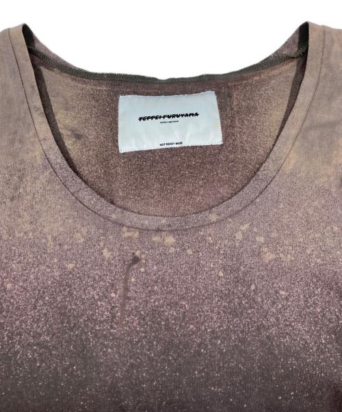TEPPEI FURUYAMA（テッペイフルヤマ）TEPPEI FURUYAMA (テッペイフルヤマ) BREACH CRASH LOOSE FIT TANKTOP/ルーズフィットタンクトップ ブラウン サイズ:1の古着・服飾アイテム
