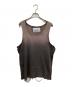 TEPPEI FURUYAMA（テッペイフルヤマ）の古着「BREACH CRASH LOOSE FIT TANKTOP/ルーズフィットタンクトップ」｜ブラウン