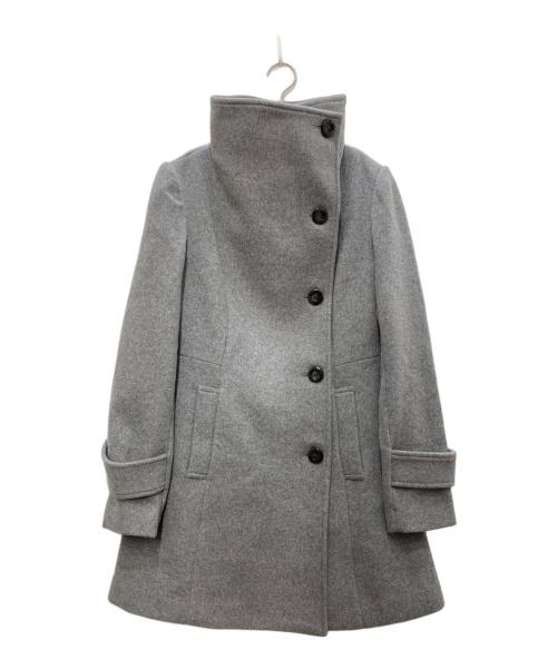 rienda（リエンダ）rienda (リエンダ) 25オーバーネックシンデレララインミニコート グレー サイズ:Ｍ 未使用品の古着・服飾アイテム