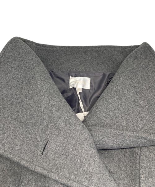 rienda（リエンダ）rienda (リエンダ) 25オーバーネックシンデレララインミニコート グレー サイズ:Ｍ 未使用品の古着・服飾アイテム