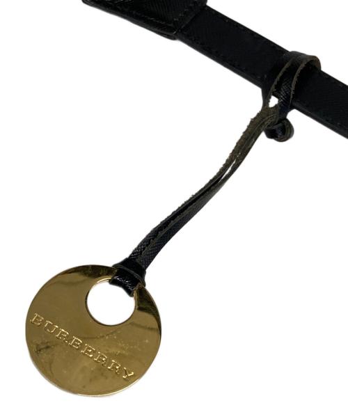 BURBERRY（バーバリー）BURBERRY (バーバリー) ノバチェックワンショルダーバッグ ベージュ×ブラックの古着・服飾アイテム