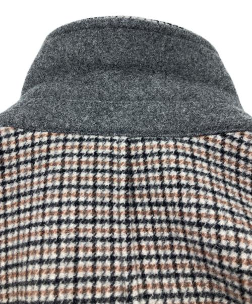 BROOKS BROTHERS（ブルックスブラザーズ）BROOKS BROTHERS (ブルックスブラザーズ) ダブルフェイス ガンクラブチェック ウォーキングコート ベージュ サイズ:Ｓの古着・服飾アイテム