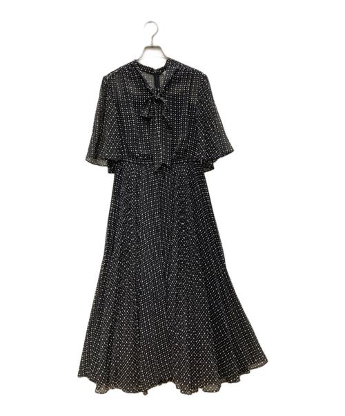 CELFORD（セルフォード）CELFORD (セルフォード) バリエーションプリーツワンピース ブラック サイズ:36の古着・服飾アイテム