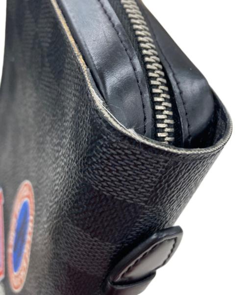 LOUIS VUITTON（ルイ ヴィトン）LOUIS VUITTON (ルイ ヴィトン) ダミエ・グラフィット・LVリーグ ジッピーXL ブラックの古着・服飾アイテム