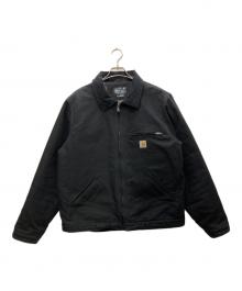 CarHartt（カーハート）の古着「DUCK DETROIT JACKET BLANKET LINED/ダック・デトロイト・ジャケット・ブランケット・ラインド」｜ブラック