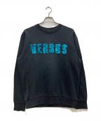 VERSUS VERSACEヴェルサス ヴェルサーチェ）の古着「ロゴスウェット」｜ブラック