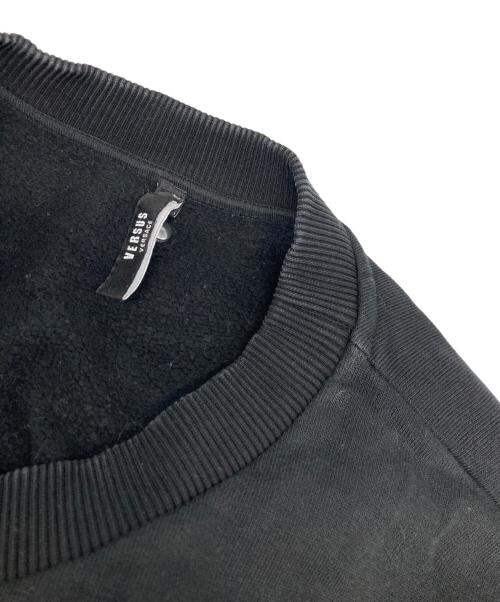 VERSUS VERSACE（ヴェルサス ヴェルサーチェ）VERSUS VERSACE (ヴェルサス ヴェルサーチェ) ロゴスウェット ブラック サイズ:Ｍの古着・服飾アイテム