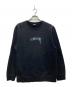 stussy（ステューシー）の古着「Smooth Stock Applique Sweat/スムース・ストック・アップリケ・スウェット」｜ブラック