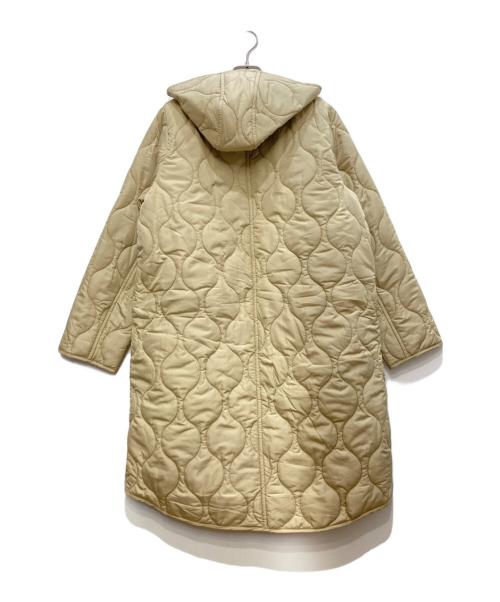 Emma Taylor（エマテイラー）Emma Taylor (エマテイラー) 美シルエット3wayキルティングフードコート ベージュ サイズ:38の古着・服飾アイテム
