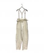 ）の古着「サスペンダー付リネンパンツ」｜ホワイト